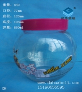 850ml烤花玻璃瓶