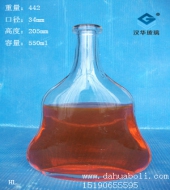 550ml伏特加玻璃酒瓶