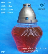 660ml出口玻璃燭臺
