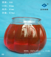 670ml南瓜玻璃燭臺