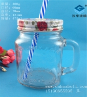 475ml公雞玻璃梅森把子杯