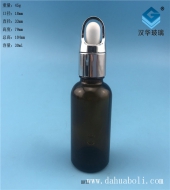 30ml花籃蓋茶色精油玻璃瓶