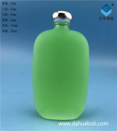 250ml長(zhǎng)方形磨砂玻璃酒瓶