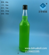 批發700ml出口粗脖玻璃酒瓶