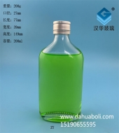 200ml長(zhǎng)方形玻璃扁酒瓶