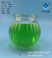 280ml出口南瓜玻璃蠟燭罐